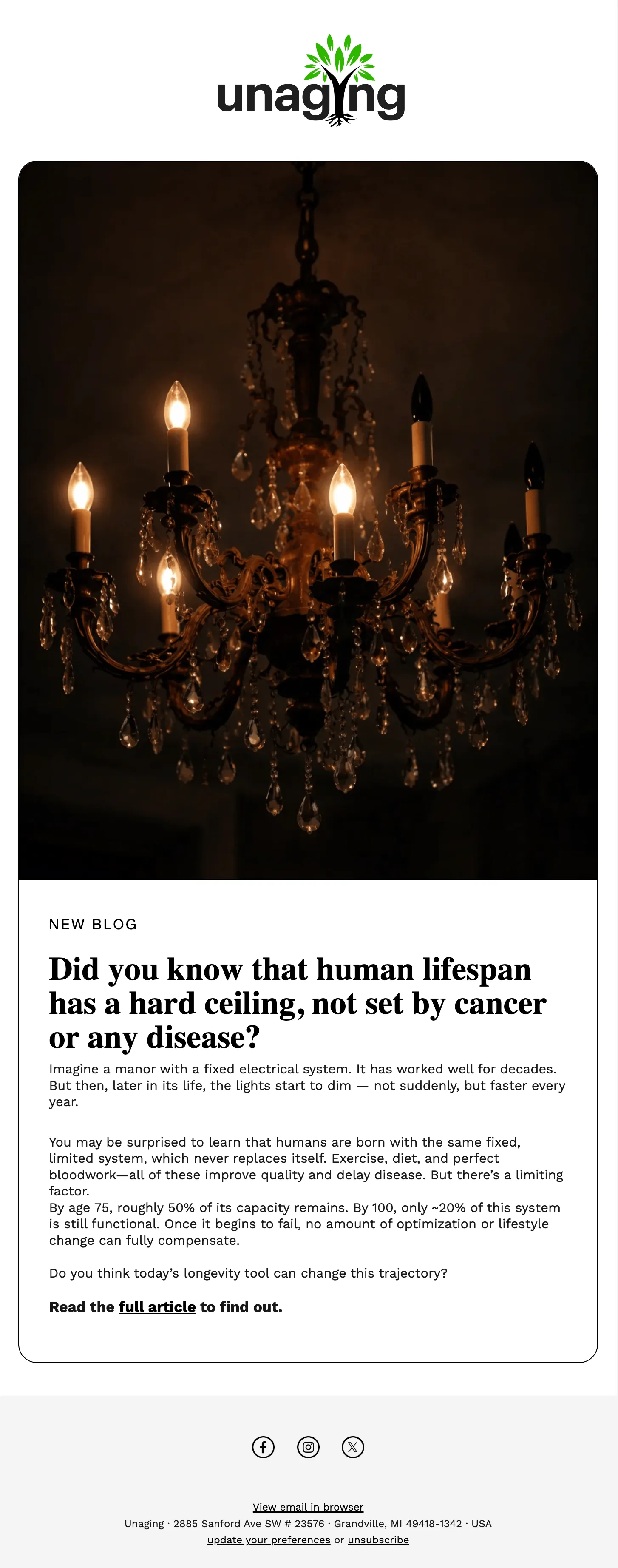 The Longevity Limit We Rarely Talk About newsletter